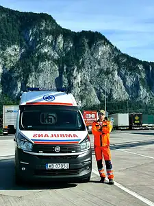 Akční oblast mezinárodní lékařské dopravy v Evropě