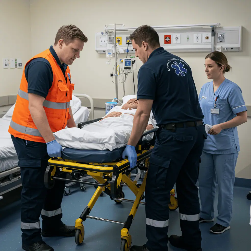 Przewóz chorych z łóżka do łóżka (psychiatryczny)