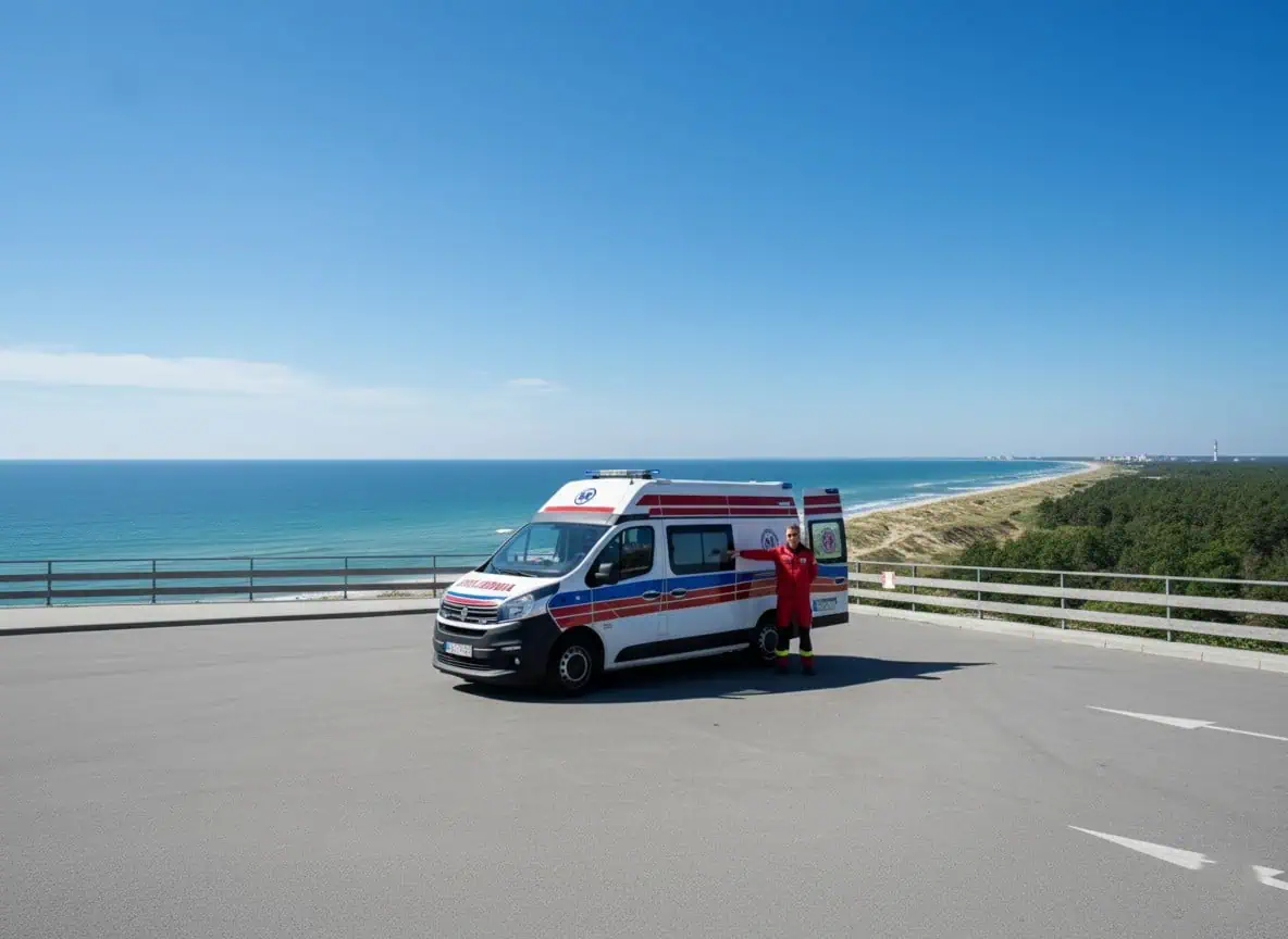 prywatny transport medyczny hel