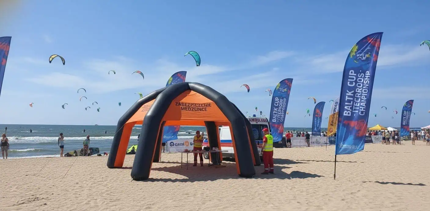Zabezpieczenie medyczne kitesurfing Chałupy