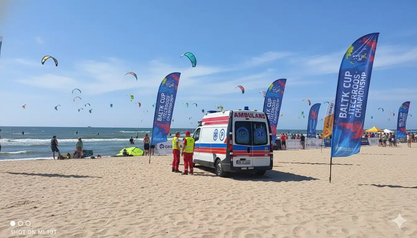 Ambulans na zabezpieczeniu imprezy sportowej