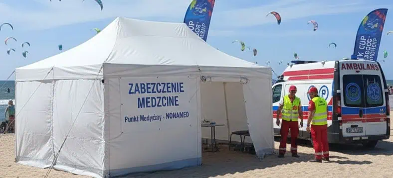Punkt medyczny - namiot na imprezie masowej